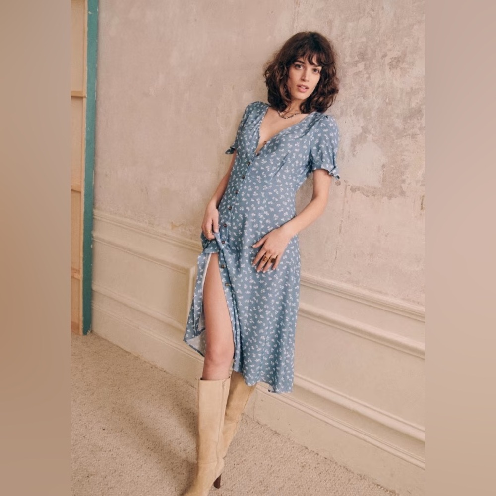 NWOT Sezane Vic Dress - Picture 2 of 2